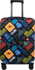 Explore Land Travel Luggage Cover Suitcase Protector Fits 31-32 Inch Case by ExploreLand