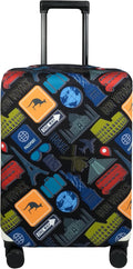 Explore Land Travel Luggage Cover Suitcase Protector Fits 18-22 Inch Case by ExploreLand