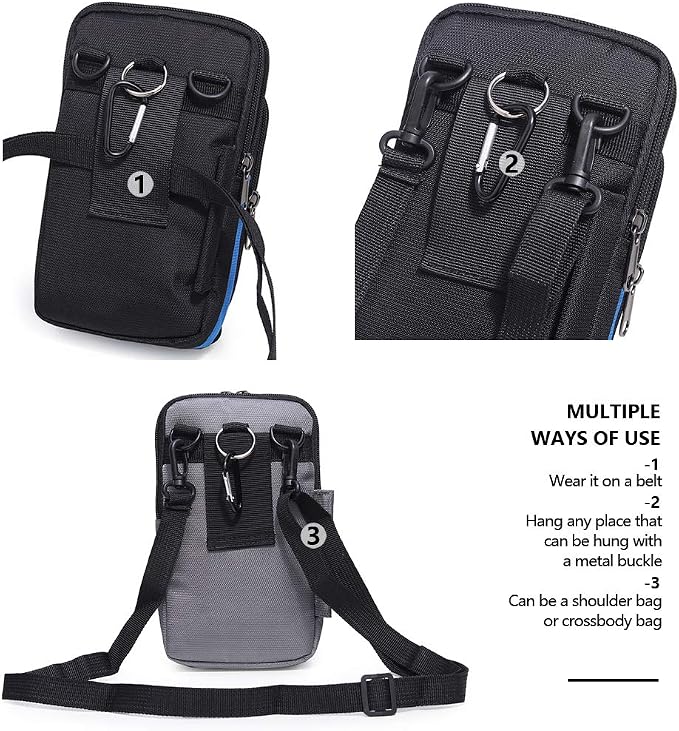Senient Wolf Waterproof Nylon Multifunctional Phone Bag Small One Shoulder - Image 4