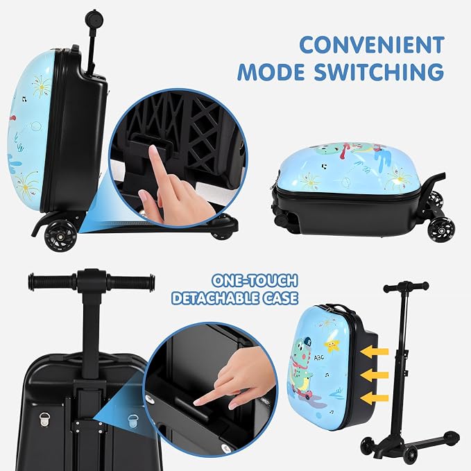 4-in-1 Detachable Scooter Luggage - Image 7