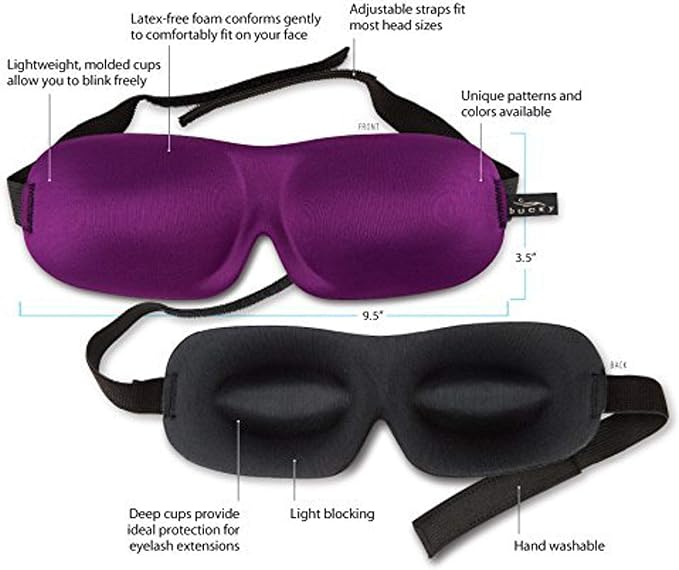 Bucky 40 Blinks No Pressure Printed Eye Mask - Image 4