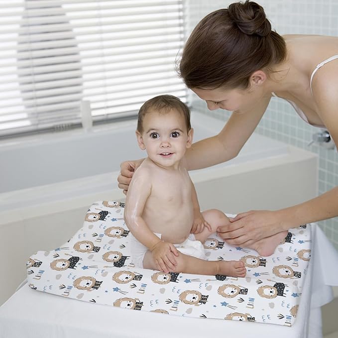 BROLEX Changing Pad Covers for Baby: Boy Girls Ultra Stretchy Soft 2 Pack - Image 6