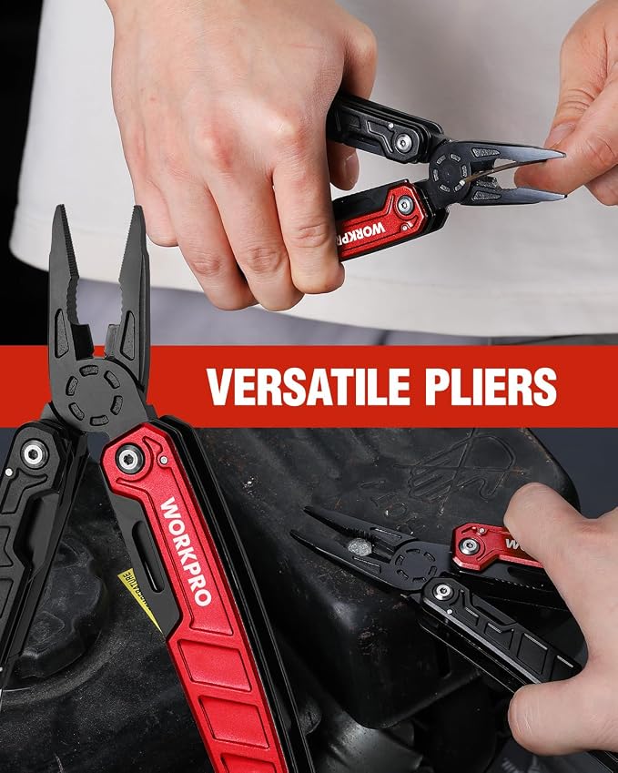 WORKPRO Multitool-11 in 1 Multitool Pliers - Image 6