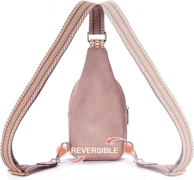Telena Small Sling Bag for Women Leather Crossbody Fanny Packs Chest Bag for - Image 5