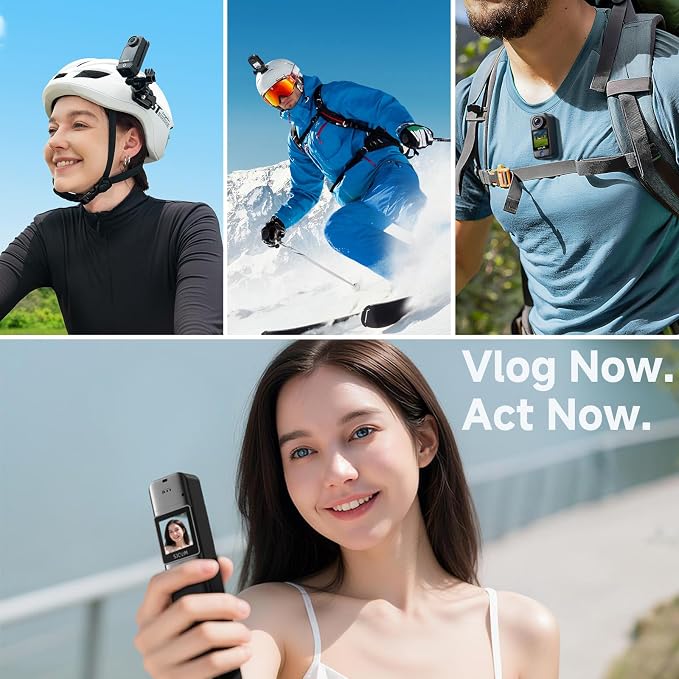 SJCAM C300 Pocket Action Camera 4K, 7Hour Power, 6-Axis Stabilization, - Image 2