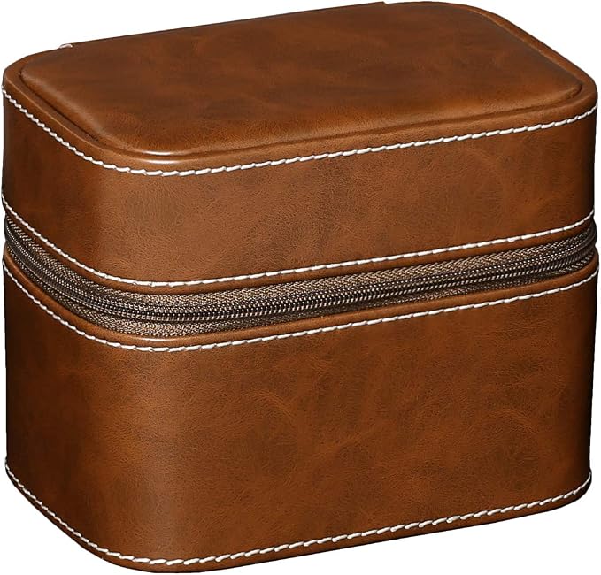 Gift Set 6 Slot Leather Watch Box - Image 7