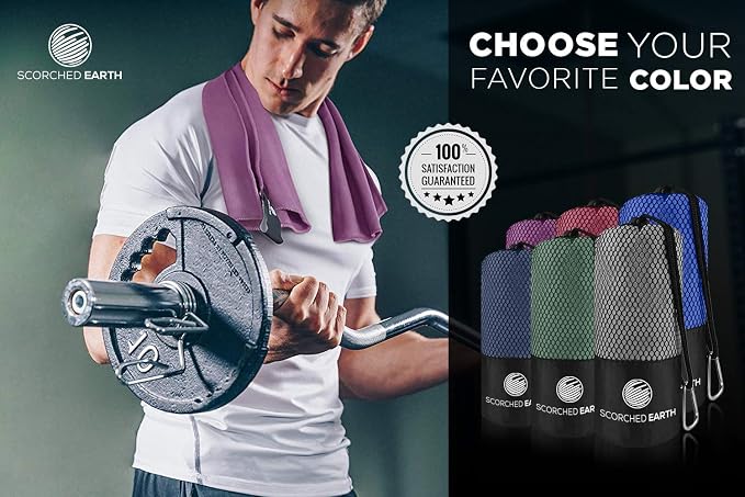 ScorchedEarth Microfiber Travel & Sports Towel Set - Image 7
