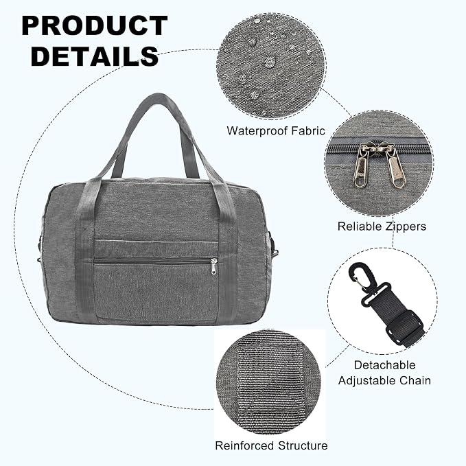 15 Inch Small Carry On Bags for Airplanes Spirit Airlines Personal Item Bag - Image 2