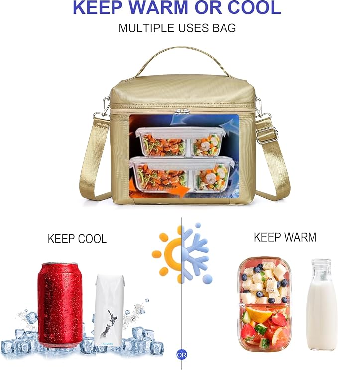 NOL Natural Organic Lifestyle Insulated Lunch Bags - Image 3
