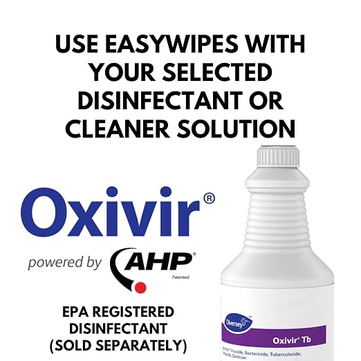 Diversey EasyWipe Dry Cloths, 120/Bucket, 6 Buckets/Carton - Image 2
