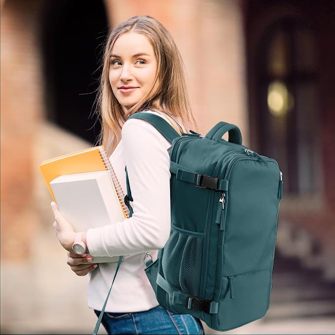 Hanples Large Travel Backpack for Women as Person Item Flight Approved - Image 9