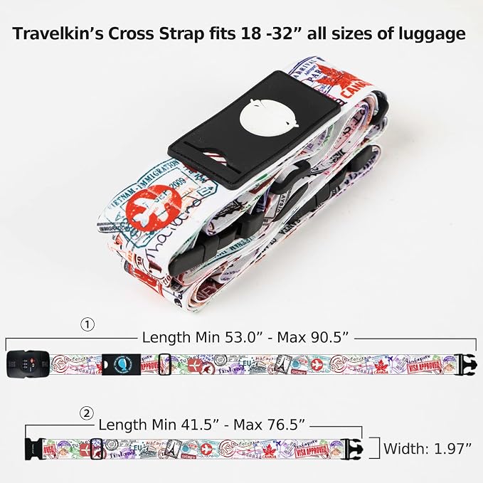 Travelkin Luggage Straps TSA Approved - Image 5