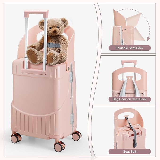 Ride On Luggage with Foldable Seat - Image 6