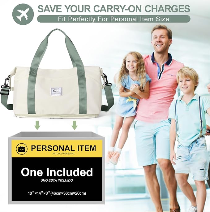 Travel Duffel Bag, Sports Tote Gym Bag, Shoulder Weekender Overnight Bag - Image 2