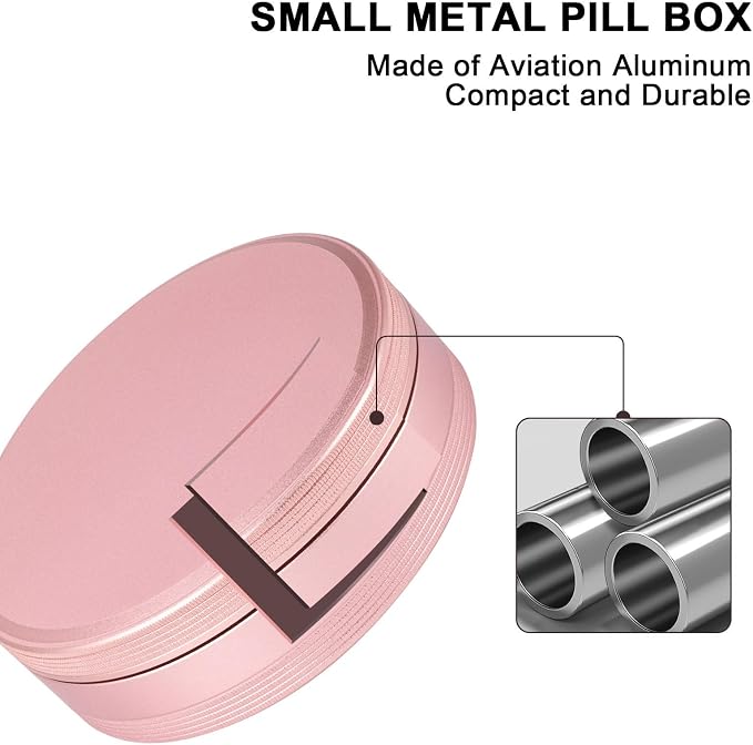 Metal Pill Organizer 4 Compartments - Image 2