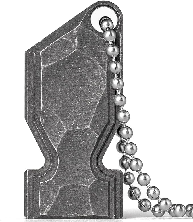 TISUR Titanium Emergency Whistle, EDC Safety Whistles Necklace Loud up to 120db by TISUR