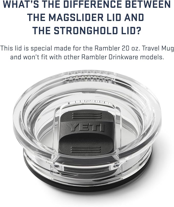 YETI Rambler 20 oz Travel Mug, Stainless Steel, Vacuum Insulated - Image 8