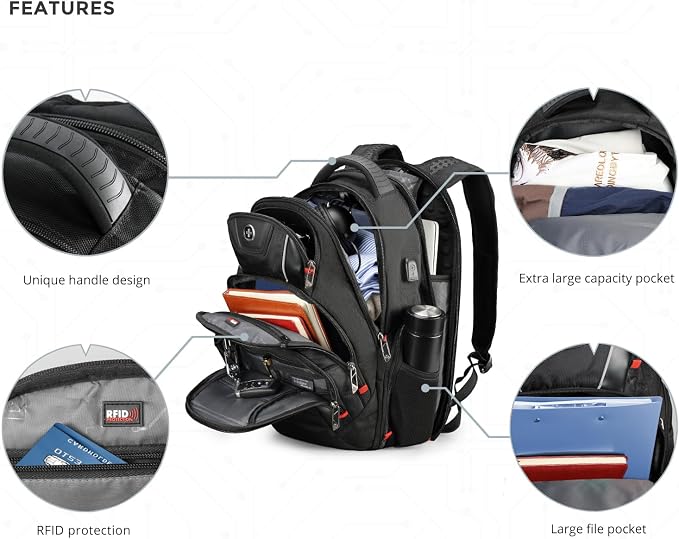 Swissdigital Design Men's Laptop Backpack - Image 5
