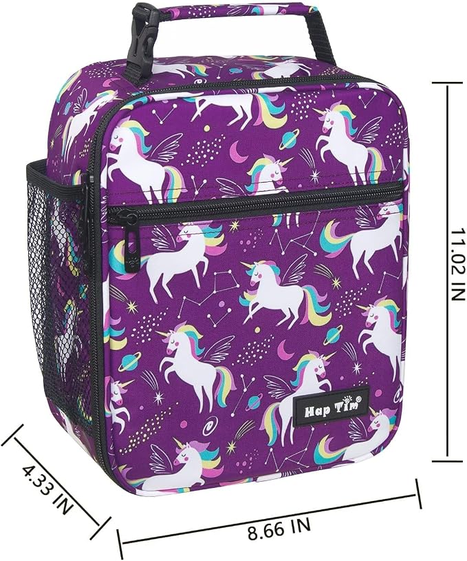 Hap Tim Kids Lunch Box for Girls Boys, Reusable Lunch Bag for Kids, Spacious - Image 7
