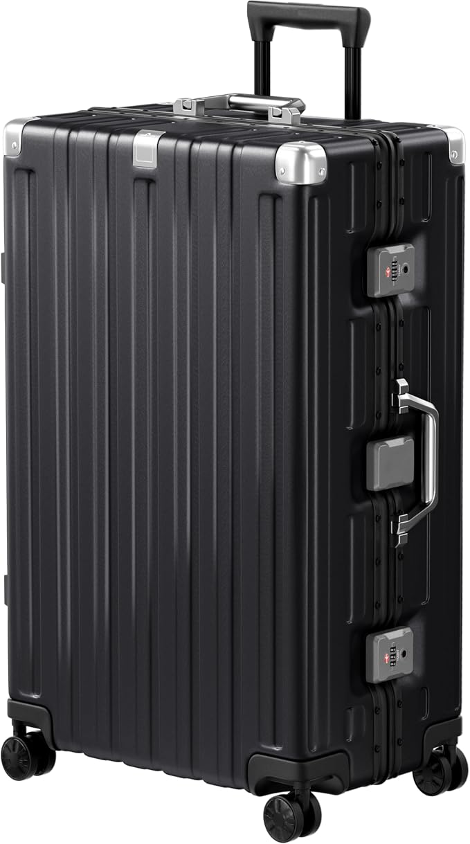 Krute Luggage 28 Inch Checked Suitcase by Krute