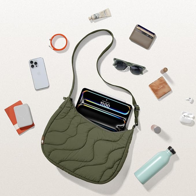 tomtoc 9L Puffer Sling Crossbody Bag - Image 8