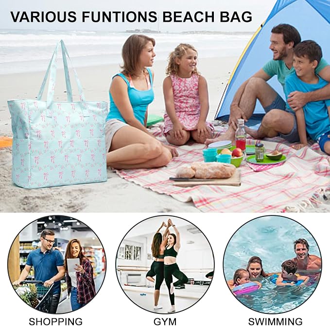 Waterproof Beach Tote Pool Bags - Image 4