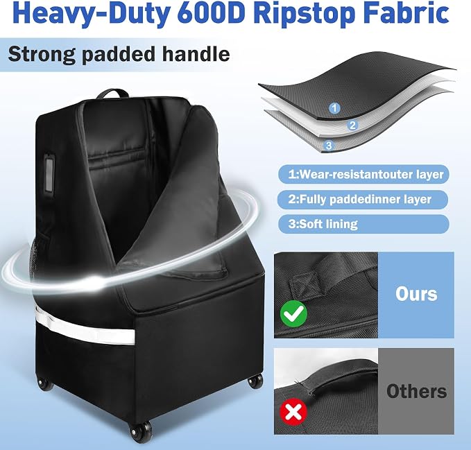 Upgrade Car Seat Travel Bag for Airplane - Image 4