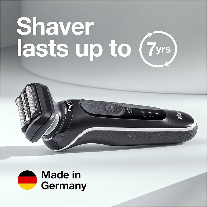 Braun Electric Razor for Men, Waterproof Foil Shaver, Series 5 5050cs, Wet & - Image 8
