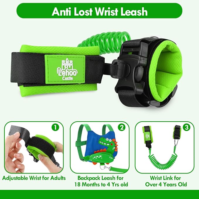 Lehoo Castle Toddler Leash for 1-5 Years, Baby Safety Harness for Boys - Image 3
