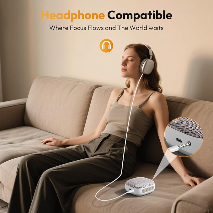 Portable Sound Machine for Travel, Mini Noise Machine - Image 7