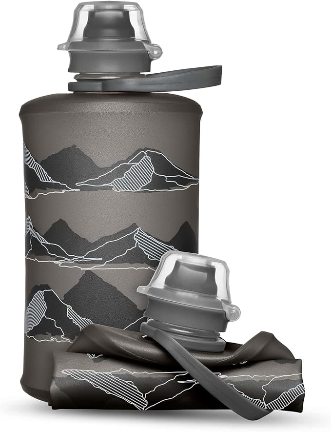 HydraPak Stow - Collapsible Backpacking Water Bottle - BPA Free, Ultra Light by Hydrapak