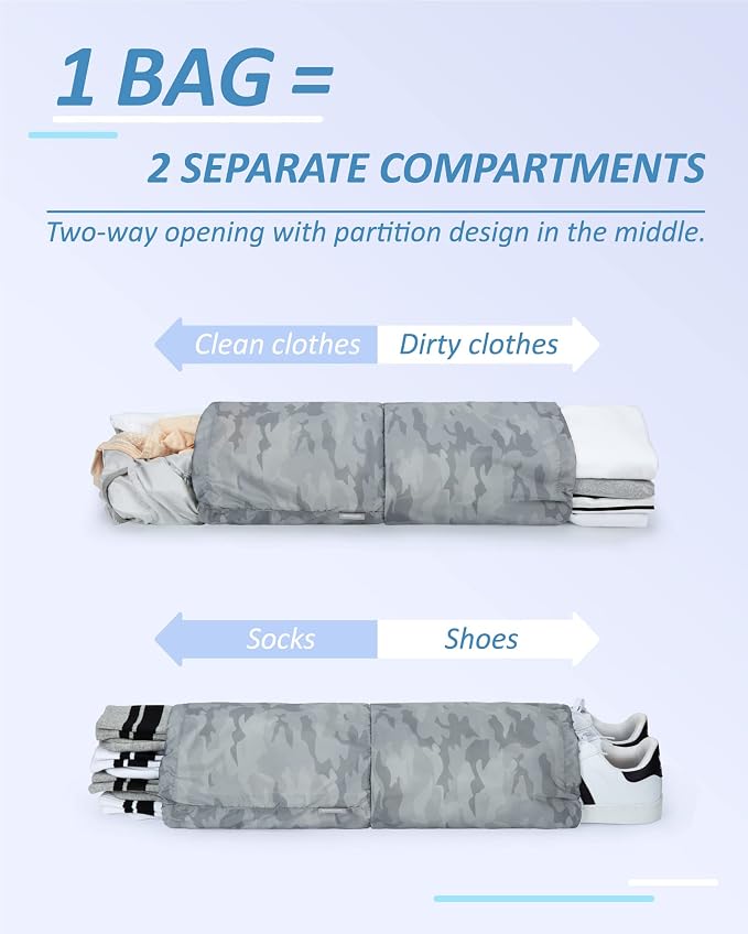 BAGSMART 6 Set /4 Set/2 Set Compression Packing Cubes - Image 4