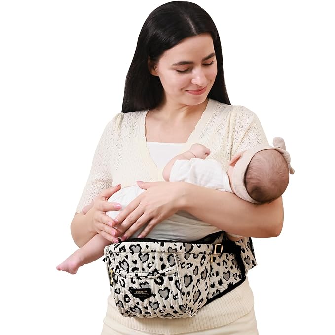 Sunveno Hip Baby Carrier with Seat, Ergonomic Baby Hip Carrier, Front-Facing by SUNVENO