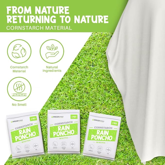 Hagon PRO Disposable Rain Ponchos - Image 4