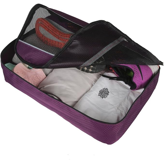 5 Set Packing Cubes for Travel Large Suitcase Luggage Organizer Bags Travel - Image 4
