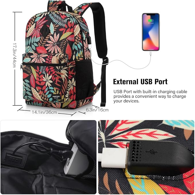 Laptop Backpack Women, School Backpack Printing - Image 6