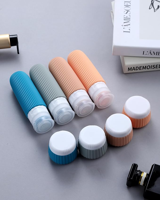 Travel Bottles for Toiletries 8 Pack, Tsa Approved Travel Size Toiletries 3 oz - Image 4