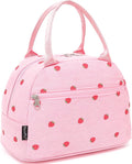 FlowFly Insulated Lunch Bag for Women – Corduroy Lunch Tote Box, Cute Cooler by FlowFly