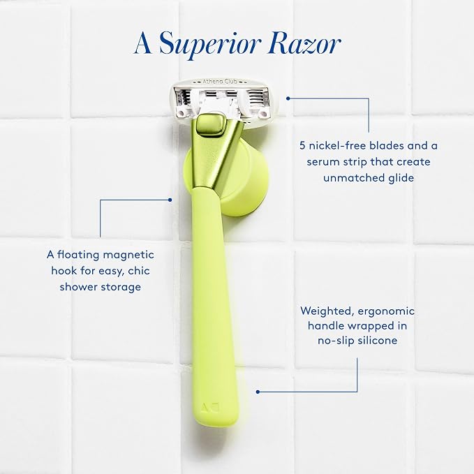 Women's Razor Shave Kit, 1 Matchpoint Razor Handle + 6 Blade Refills - Image 3