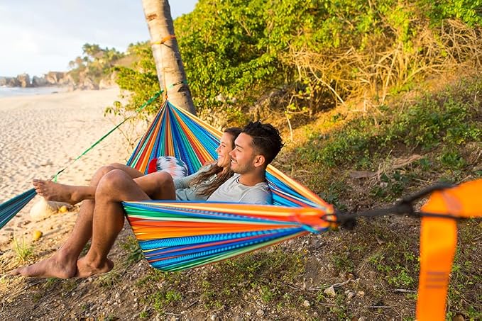 Grand Trunk Double Deluxe Parachute Nylon Hammock - 500lb Capacity Camping - Image 8