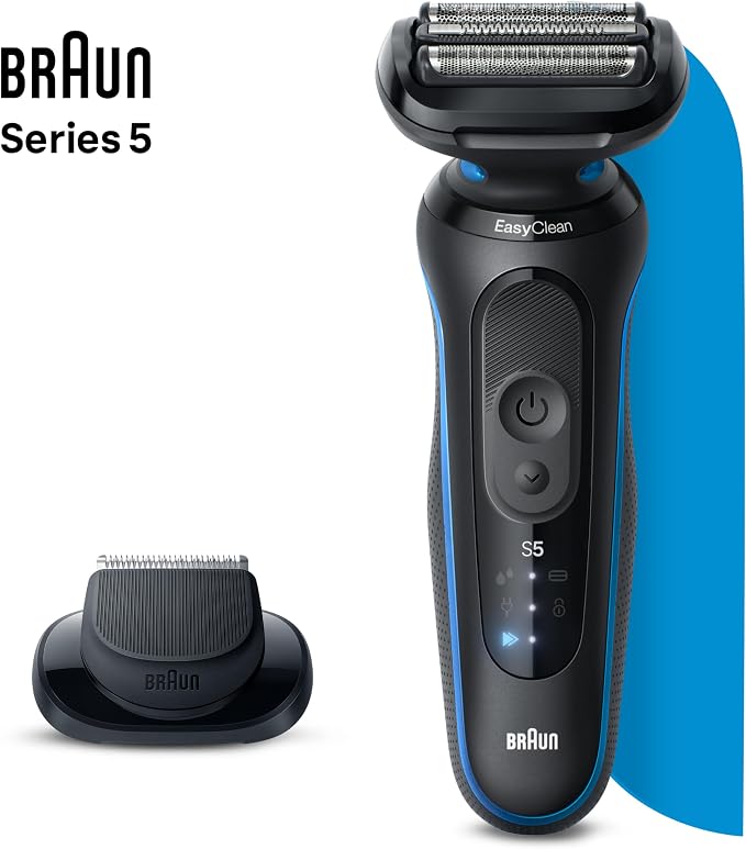 Braun Electric Shaver for Men, Series 5 5120s, Wet & Dry Shave, Turbo Shaving - Image 10
