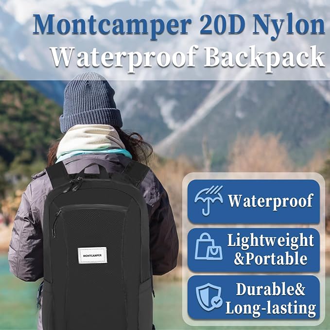 Hiking Daypack - Lightweight & Water-Resistant Portable Backpack - Image 2