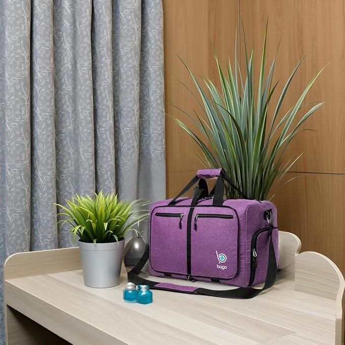 Bago Foldable Duffel Bags for Traveling Women & Men - 40L Sports Packable - Image 2