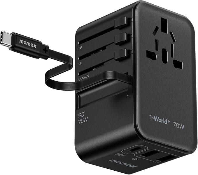 MOMAX Universal Travel Adapter, International Power Plug Adapter by MOMAX