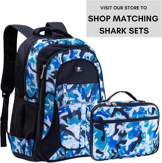 Fenrici Lunch Box for Boys, Kids Insulated Lunch Bag, Soft Sided Compartments - Image 6