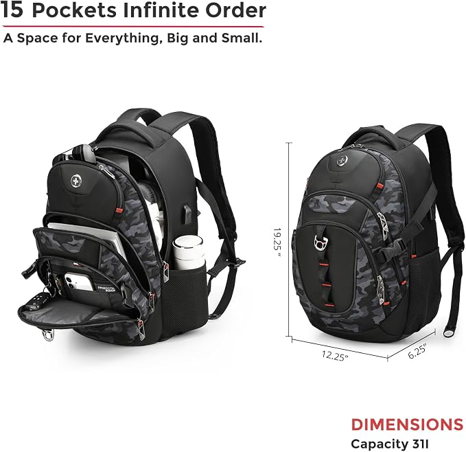 Swissdigital Design Laptop Backpack - Image 5
