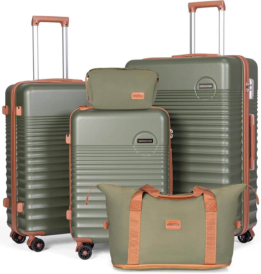 Luggage Sets 5 Piece, Suitcases by CONCEPTEN