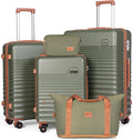 Luggage Sets 5 Piece, Suitcases by CONCEPTEN