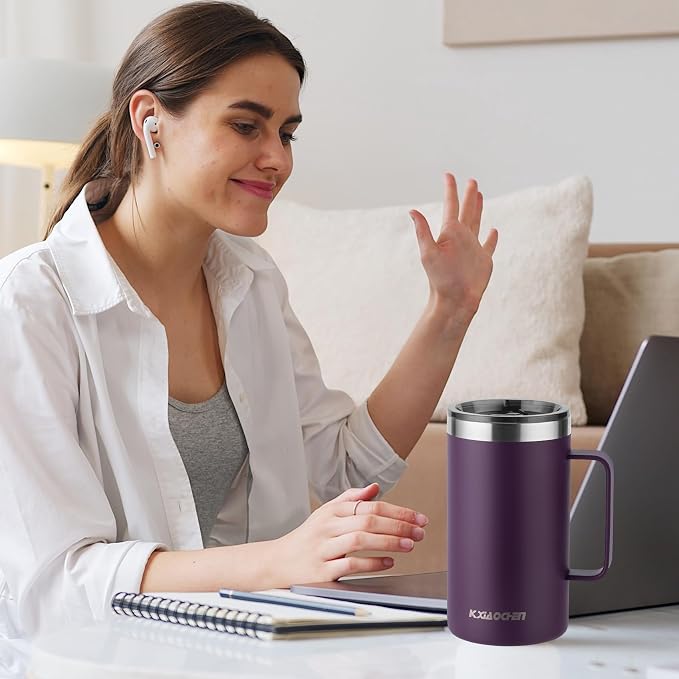 KXIAOCHEN 20oz Insulated Coffee Mug - Image 3