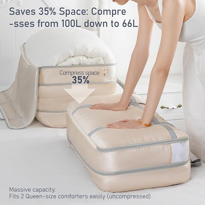 DIMJ Large Compression Comforter Storage Bag - Image 2